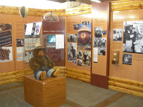 Exhibits Inside Smokey Bear Historical Park Museum
