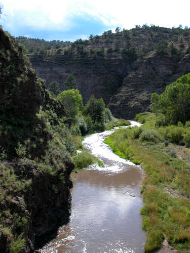 Winding West On The Middle Fork Of The Gila