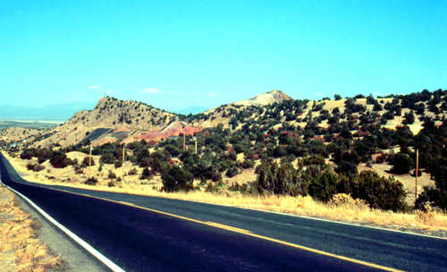 Taking the Turquoise Trail to Madrid, New Mexico