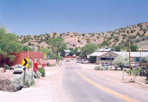 Main Street in Madrid, New Mexico