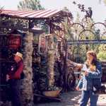 Visitors at Tinkertown Museum, New Mexico