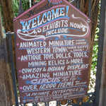 Welcome Sign at Tinkertown Museum