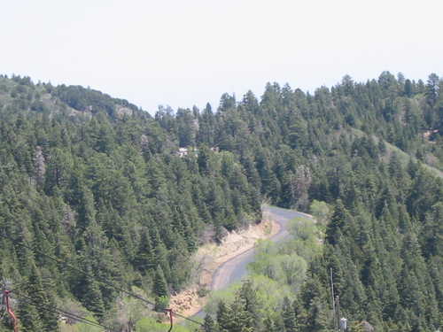 View of Turquoise Trail from Sandia Peak Ski Resort