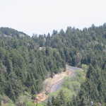 View of Turquoise Trail from Sandia Peak Ski Resort