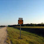 K-177 Road Sign East of El Dorado