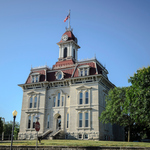 Chase County Courthouse in Cottonwood Falls, Kansas.