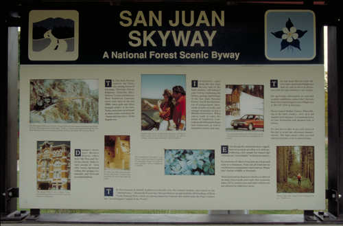 Interpretive Sign on the San Juan Skyway