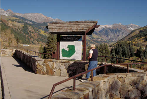 Interpretive Sign Along with a View