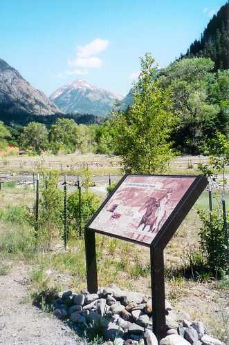 Sign Along Uncompahgre Trail