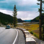 Road Near Milner Pass and the Continental Divide