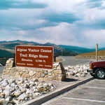 Entrance to the Alpine Visitor Center