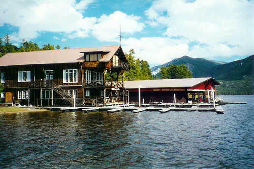 Boathouse at Grand Lake
