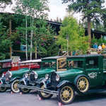 Antique Cars at the Grand Lake Lodge
