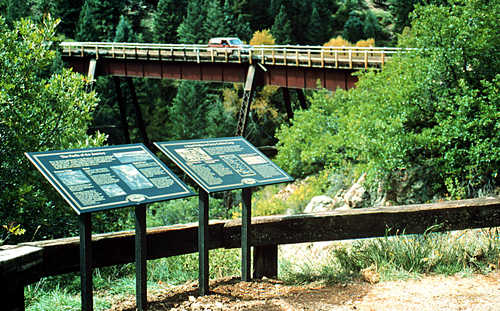 Florence and Cripple Creek Railroad Steel Bridge