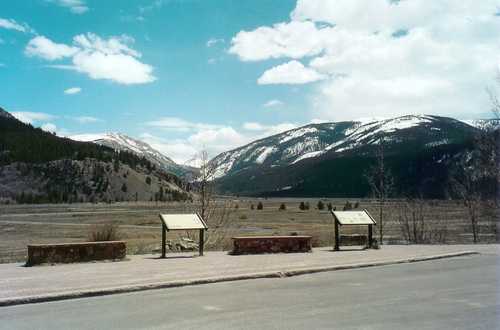 Mountain Backdrop at Camp Hale Memorial