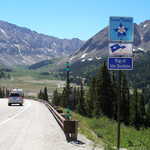 Signage on the Top of the Rockies