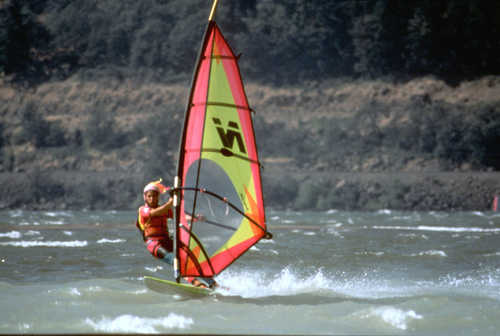 Windsurfing, a Popular Sport on the Columbia River