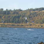 Windsurfers on the Columbia River