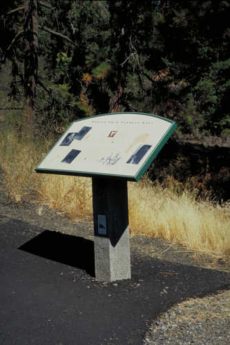 Interpretive Sign on Historic Columbia River Highway