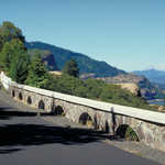 Stone Railing on the Historic Columbia River Highway