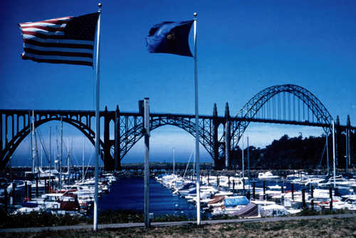 Yaquina Bay Bridge and the Newport Waterfront