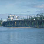 Alsea Bay Bridge on the Pacific Coast Scenic Byway