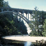 Pacific Coast Highway Bridge in Oregon