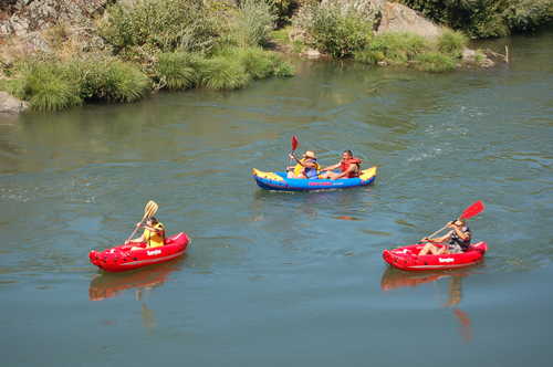 Paddling on the Rogue River by Gold Hill