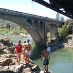 Jumping Off Cliffs on the Rogue River