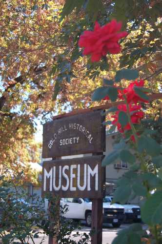 Rose and Gold Hill Museum Sign