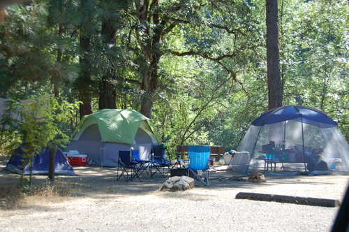 Camping at Rogue Elk County Park