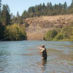Fishing the Rogue River at Casey Recreation Area