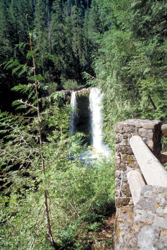 Falls on the McKenzie Pass - Santiam Pass Scenic Byway