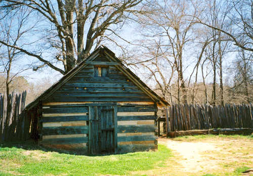 A Structure at the Ninety-Six National Historic Site