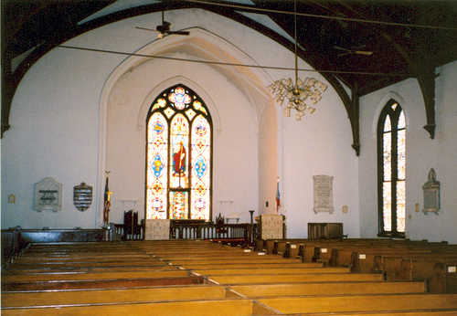The Interior of the Trinity Episcopal Church