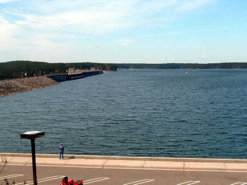 View of the J .Strom Thurmond Reservoir and Dam from the Visitor Center