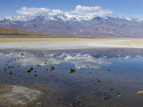 Reflections in Badwater Pool