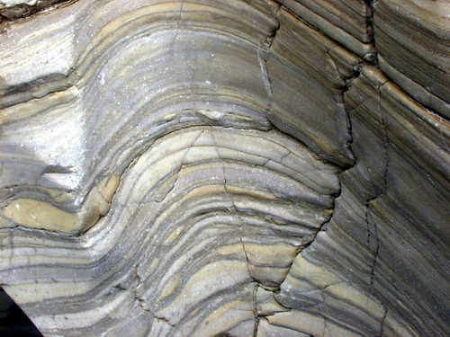 Flood-Scoured Marble in Mosaic Canyon
