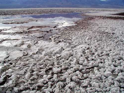 Strange Formations on the Salt Flats of Death Valley