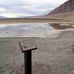 Interpretive Signs at the Salt Flats in Death Valley