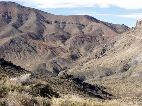 Red Pass Switchbacks of Titus Canyon