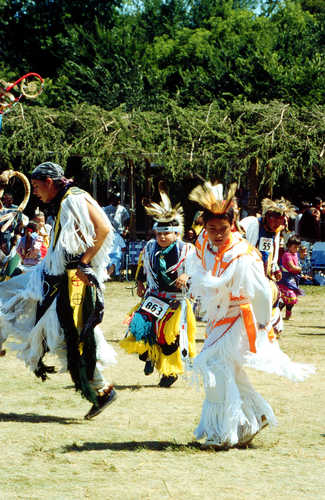 Young and Old Participants at the Wacipi