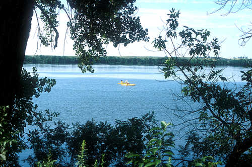 Kayaks on Big Stone Lake