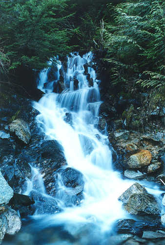 Waterfall near Illabot Creek Road