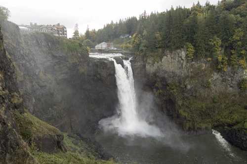 Misty View of Snoqualmie Falls