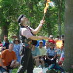 Rhubarb Festival Torch Juggler