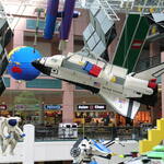 Huge Lego Spaceship in the Mall of America