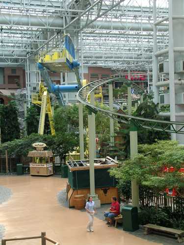 People at the Mall of America Amusement Park