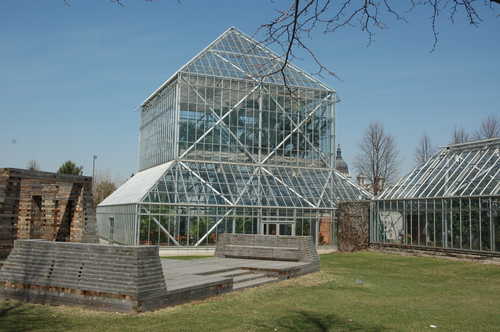 Conservatory in Sculpture Garden