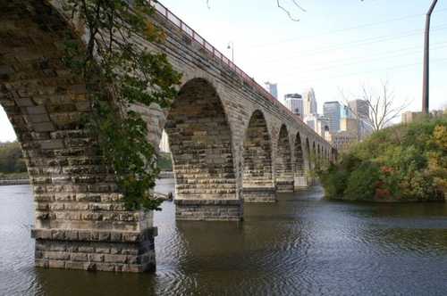 The Stone Arch Bridge in Minneapolis/St. Paul